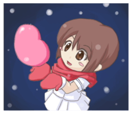 Cute Girl  by Yadokari sticker #5955545