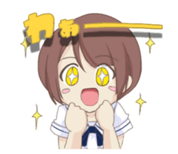 Cute Girl  by Yadokari sticker #5955547