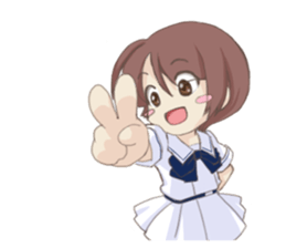 Cute Girl  by Yadokari sticker #5955548