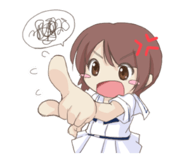 Cute Girl  by Yadokari sticker #5955549