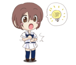 Cute Girl  by Yadokari sticker #5955551