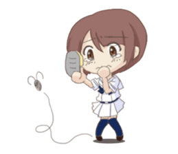 Cute Girl  by Yadokari sticker #5955554