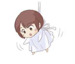 Cute Girl  by Yadokari sticker #5955559