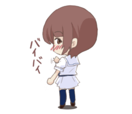 Cute Girl  by Yadokari sticker #5955562