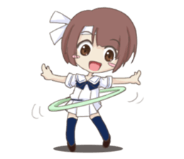 Cute Girl  by Yadokari sticker #5955563