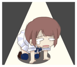 Cute Girl  by Yadokari sticker #5955564