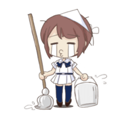 Cute Girl  by Yadokari sticker #5955567