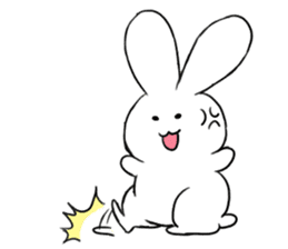 The rabbit which involves a snake sticker #5956462