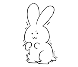 The rabbit which involves a snake sticker #5956468