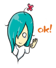 Ms. flower sticker #5956788