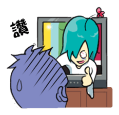 Ms. flower sticker #5956799