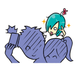 Ms. flower sticker #5956801