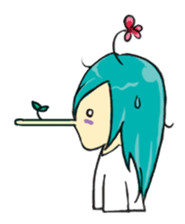 Ms. flower sticker #5956807