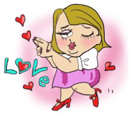 Happy chubby she Papi-ko sticker #5956954
