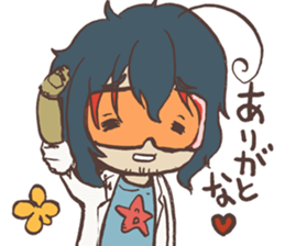 Uncle is a mad scientist sticker #5957921