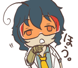 Uncle is a mad scientist sticker #5957928