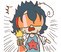 Uncle is a mad scientist sticker #5957930