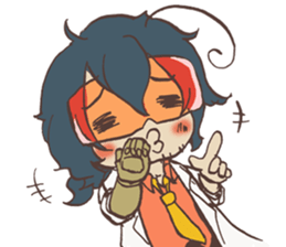 Uncle is a mad scientist sticker #5957938