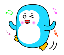 Close penguin sticker #5958369