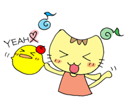 apple chick cat. sticker #5958685