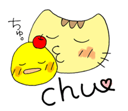 apple chick cat. sticker #5958700