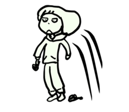 Women's cycle sticker #5959249