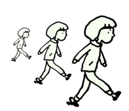 Women's cycle sticker #5959251