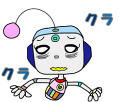Colorful robot 2 sticker #5959571