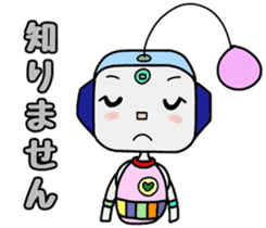 Colorful robot 2 sticker #5959572