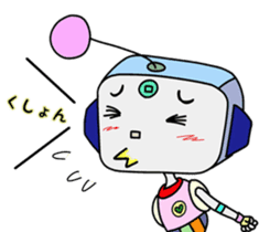 Colorful robot 2 sticker #5959574