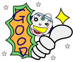 Colorful robot 2 sticker #5959575