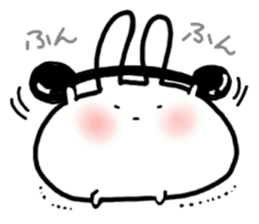 "Daifuku" rabbit's daily life 2 sticker #5959834