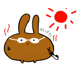 "Daifuku" rabbit's daily life 2 sticker #5959836