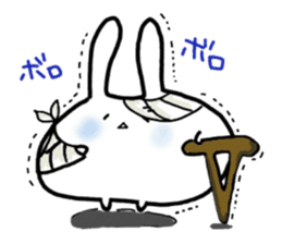 "Daifuku" rabbit's daily life 2 sticker #5959847