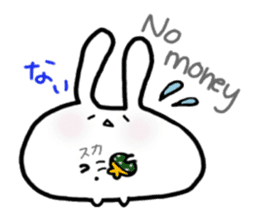 "Daifuku" rabbit's daily life 2 sticker #5959853