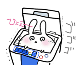 "Daifuku" rabbit's daily life 2 sticker #5959865