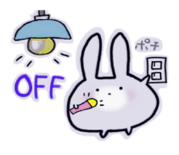 "Daifuku" rabbit's daily life 2 sticker #5959869