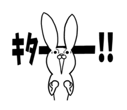 It is very cute rabbit sticker #5961512