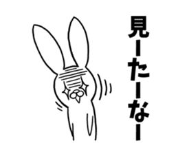 It is very cute rabbit sticker #5961543