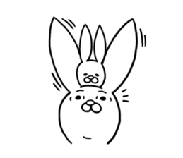 It is very cute rabbit sticker #5961549