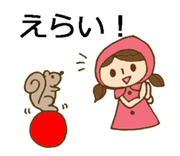 Daily Okayama dialect with a cute girl sticker #5961622