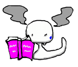 white snake sticker #5961708