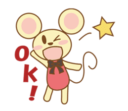 cutie mouse marie sticker #5962329