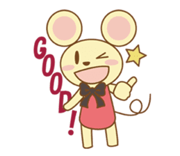 cutie mouse marie sticker #5962332