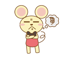 cutie mouse marie sticker #5962336