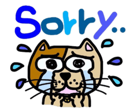 cat and amusing friends. sticker #5963001