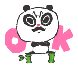 Adventurer Panda Elvis & Frog Olive sticker #5963034