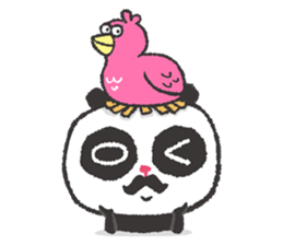 Adventurer Panda Elvis & Frog Olive sticker #5963047