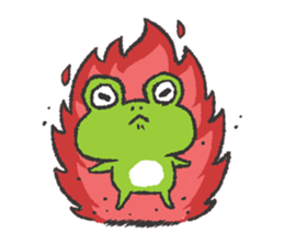 Adventurer Panda Elvis & Frog Olive sticker #5963066