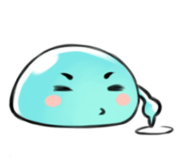 Eyebrow slime sticker #5963499